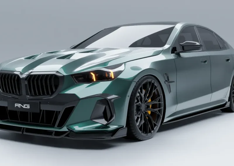 Karbónové vložky do predného nárazníka pre BMW 5 G60