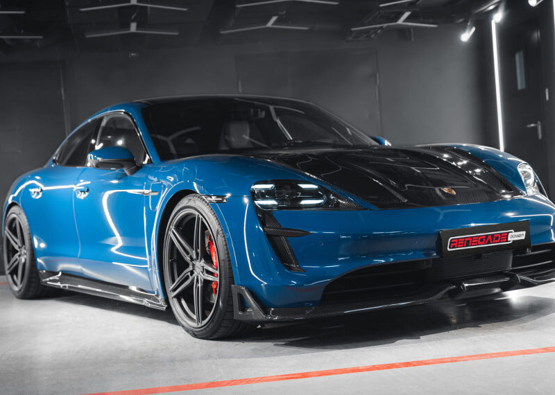 Predný karbónový lem pre Porsche Taycan