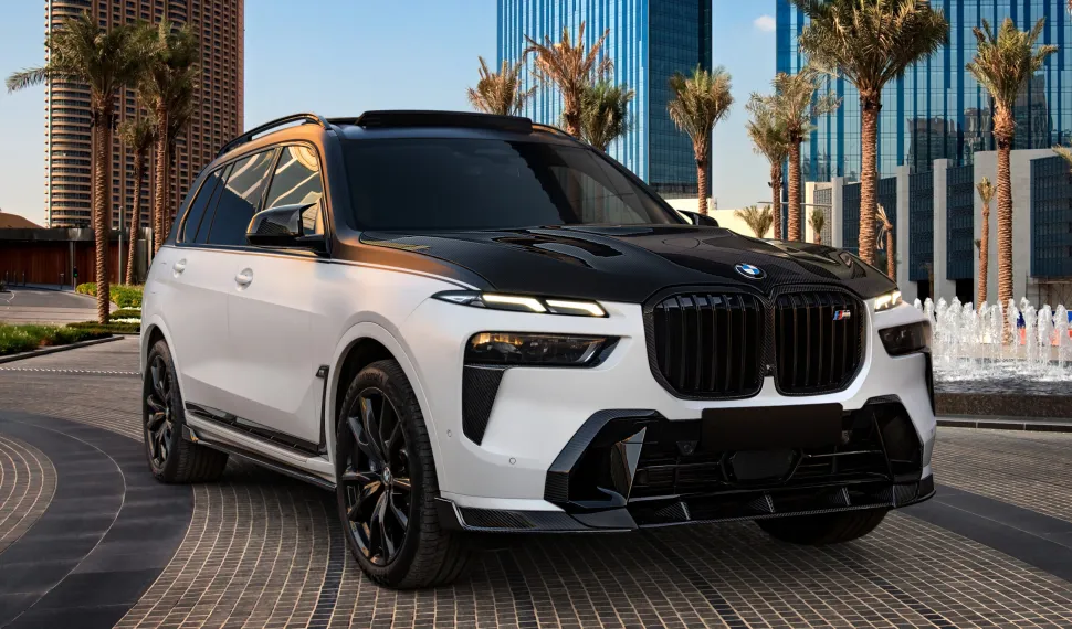 Karbónové kryty spätných zrkadiel pre BMW X7 LCI