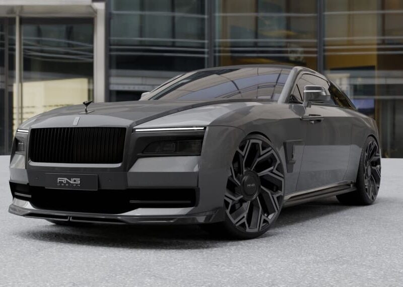 Karbónový rozdeľovač predného nárazníka pre Rolls-Royce Spectre