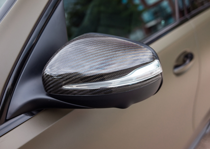 Karbónové kryty spätných zrkadiel pre Mercedes-Benz GLE V167