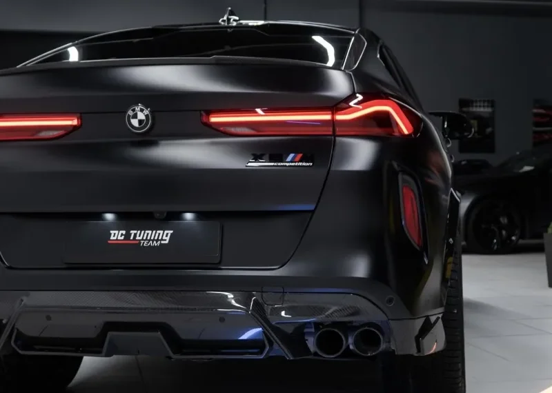 Karbónové vložky do zadného nárazníka pre BMW X6M F96