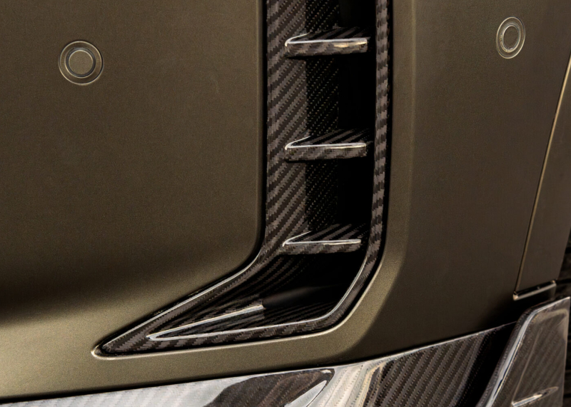 Karbónové vložky do predného nárazníka pre BMW X5 LCI