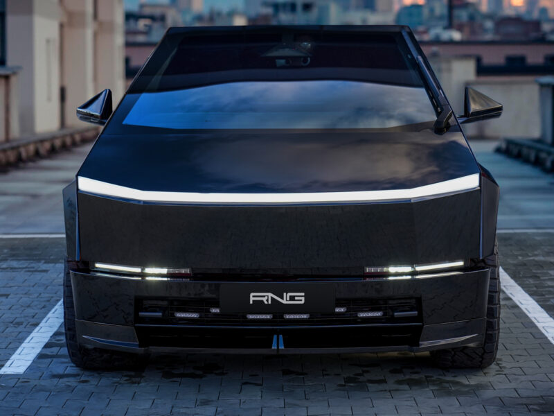 Rozdeľovač predného nárazníka pre Tesla Cybertruck