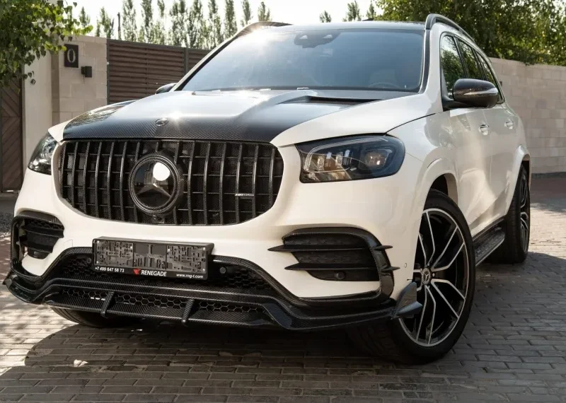 Karbónové kryty spätných zrkadiel pre Mercedes-Benz GLS X167