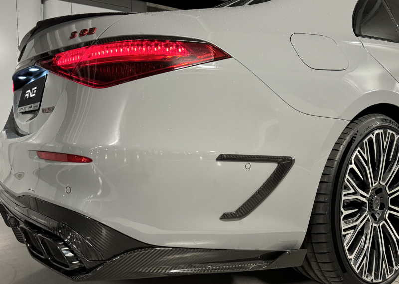 Karbónové vložky do zadného nárazníka pre Mercedes-Benz S63 W223