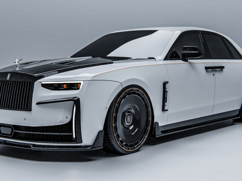Karbónový rozdeľovač predného nárazníka pre Rolls-Royce Ghost
