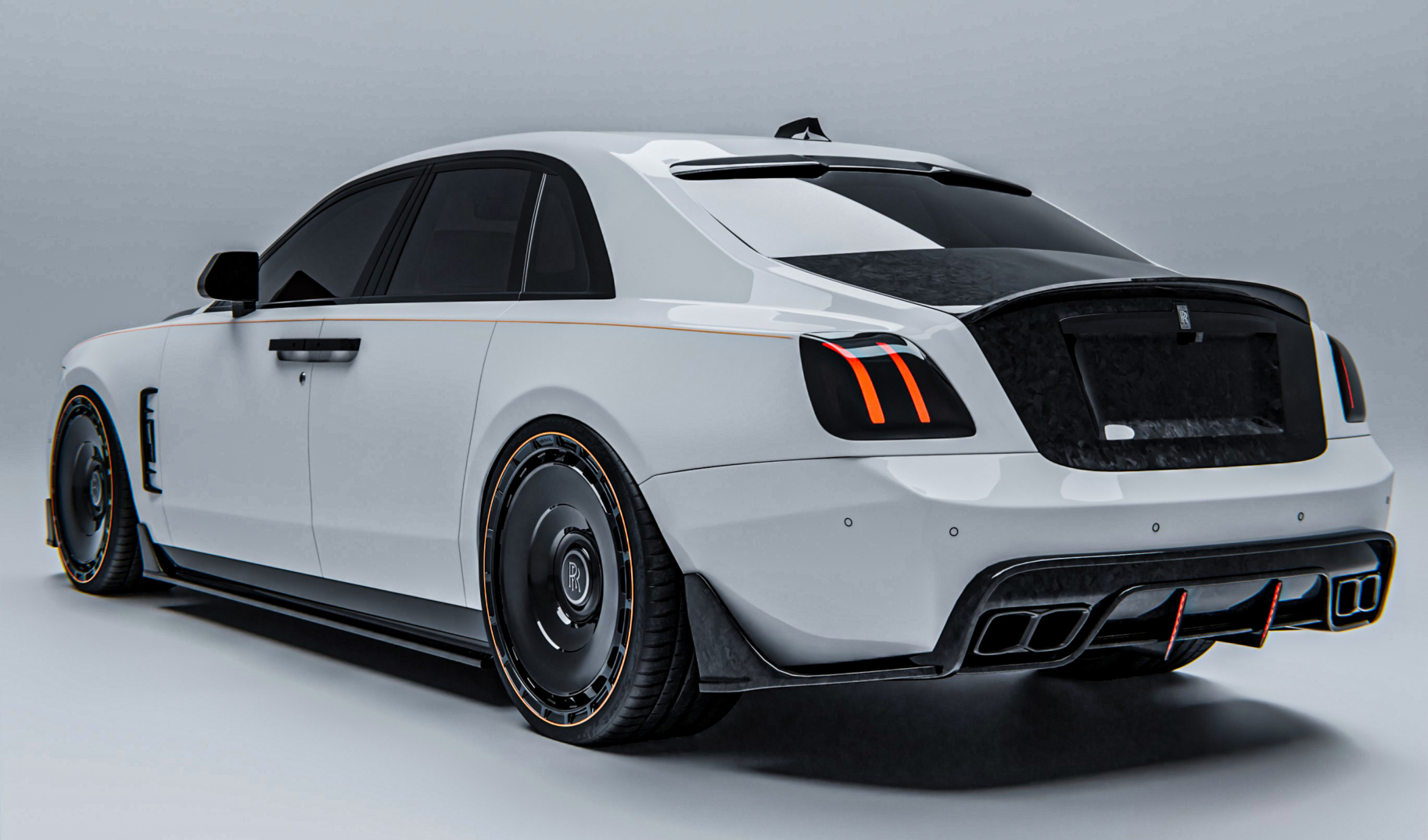 Karbónový strešný spojler pre Rolls-Royce Ghost