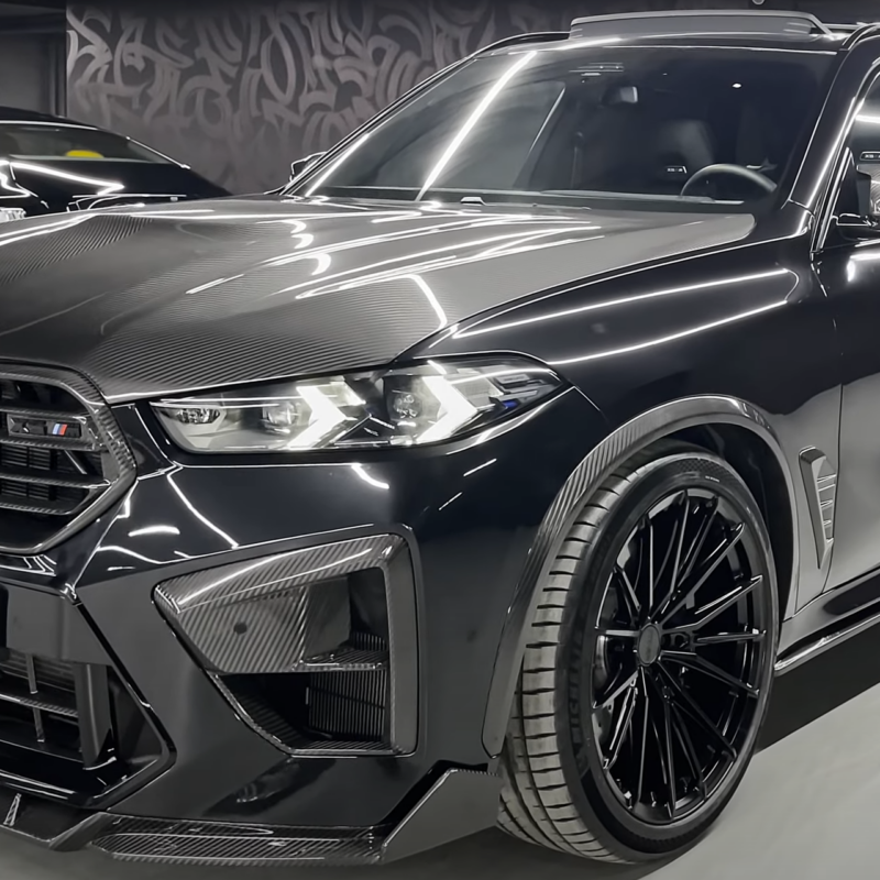 Karbónová spodná mriežka chladiča pre BMW X5M Competition LCI