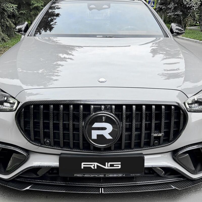 Karbónová mriežka predného nárazníka pre Mercedes-Benz S63 W223